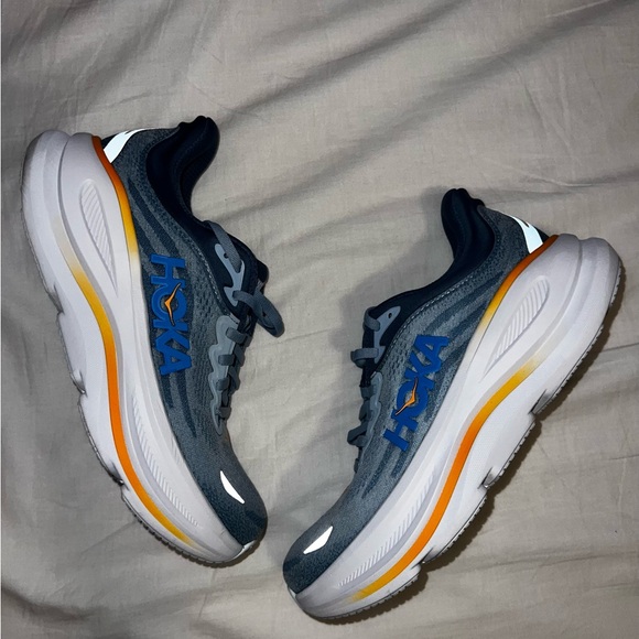 Hoka Blue Bondi 9 Shoes - Picture 4 of 8